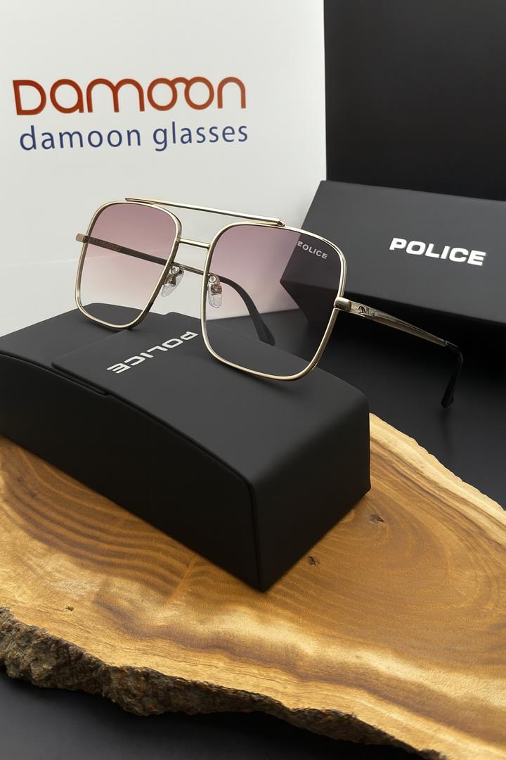 عینک شب پلیس مردانه زنانه کد 25001 با شیشه‌ هایلایت قرمز