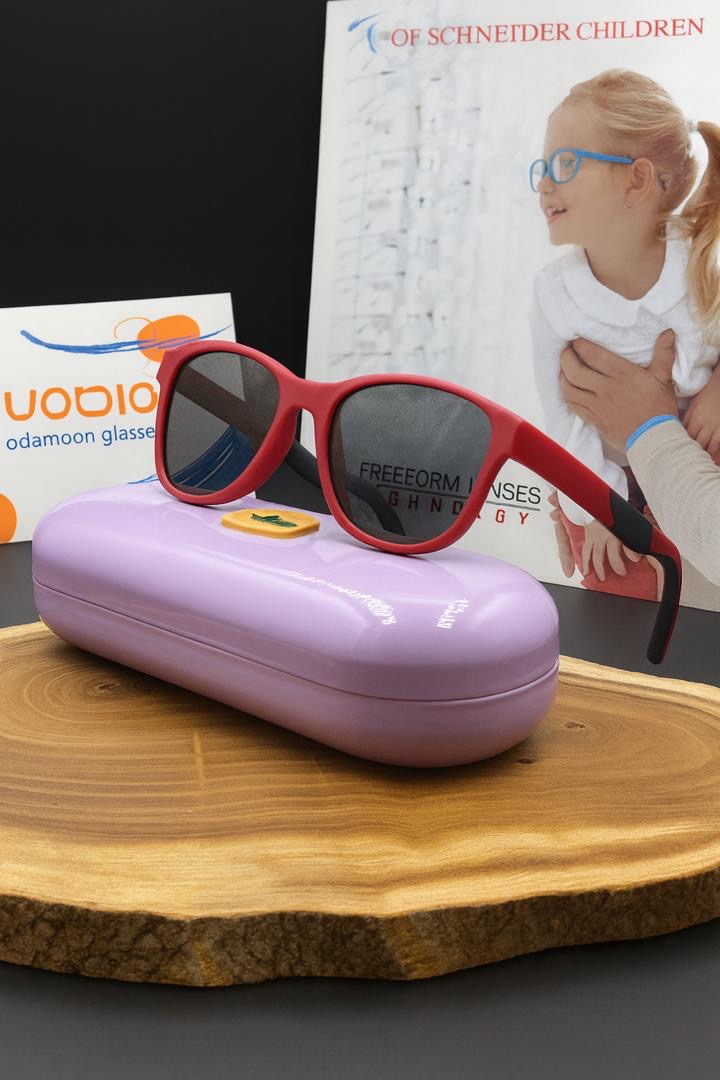 عینک آفتابی بچه گانه دخترونه پسرونه نشکن قرمز مری