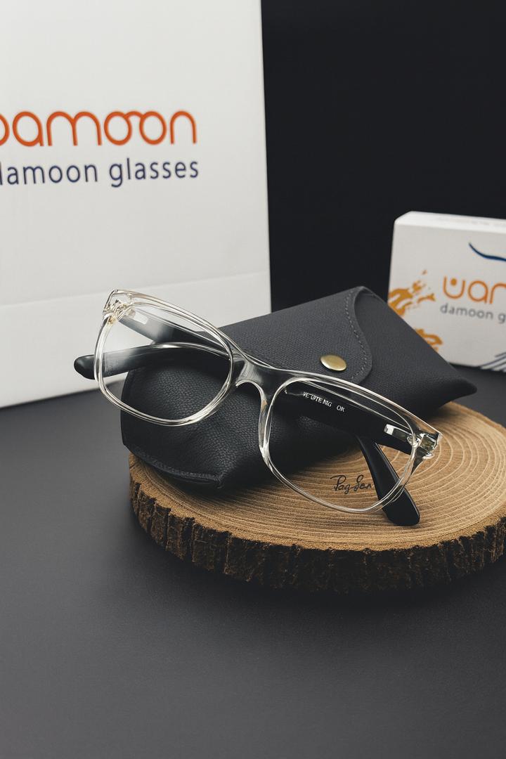 فریم عینک طبی کائوچوئی شفاف ریبن مدل ۹۲۳۱