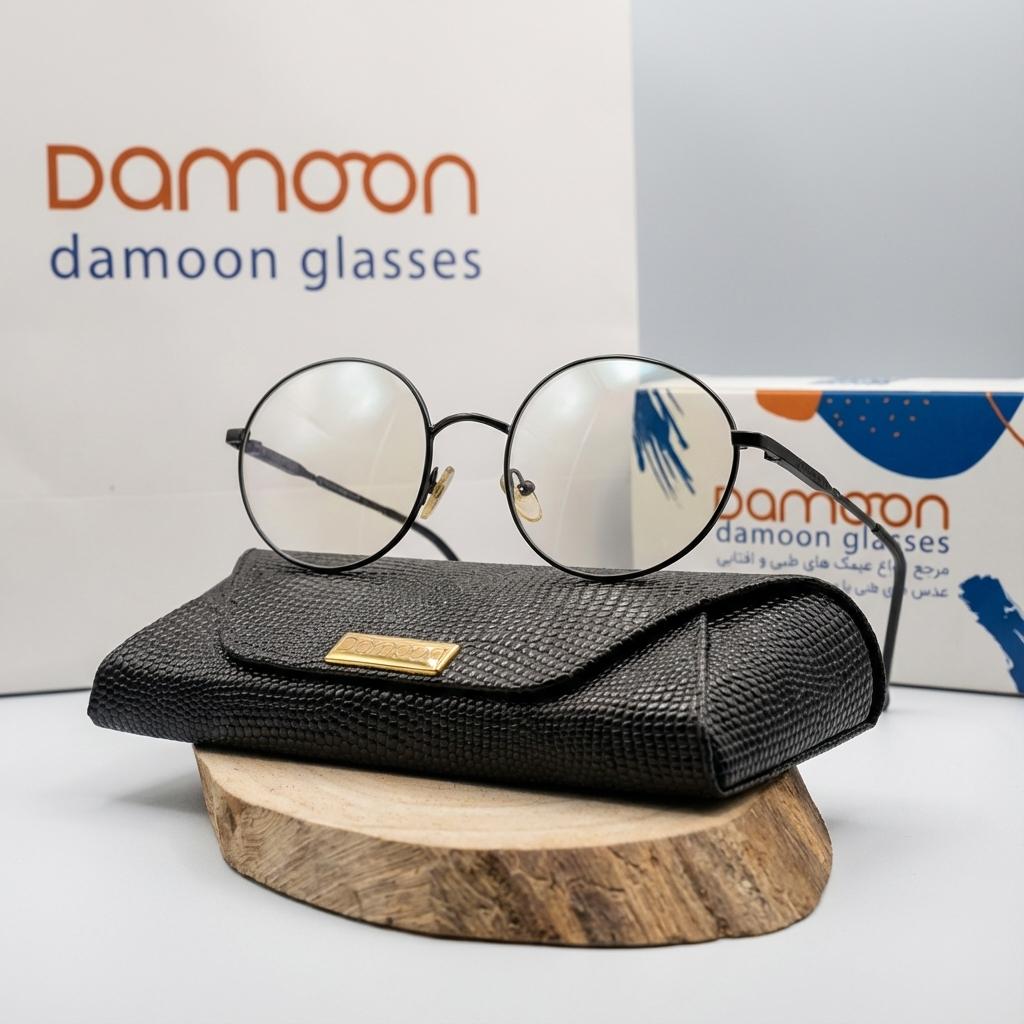 فریم عینک طبی گرد فلزی زنانه و مردانه مونته کارلو (Monte Carlo) مدل 8019