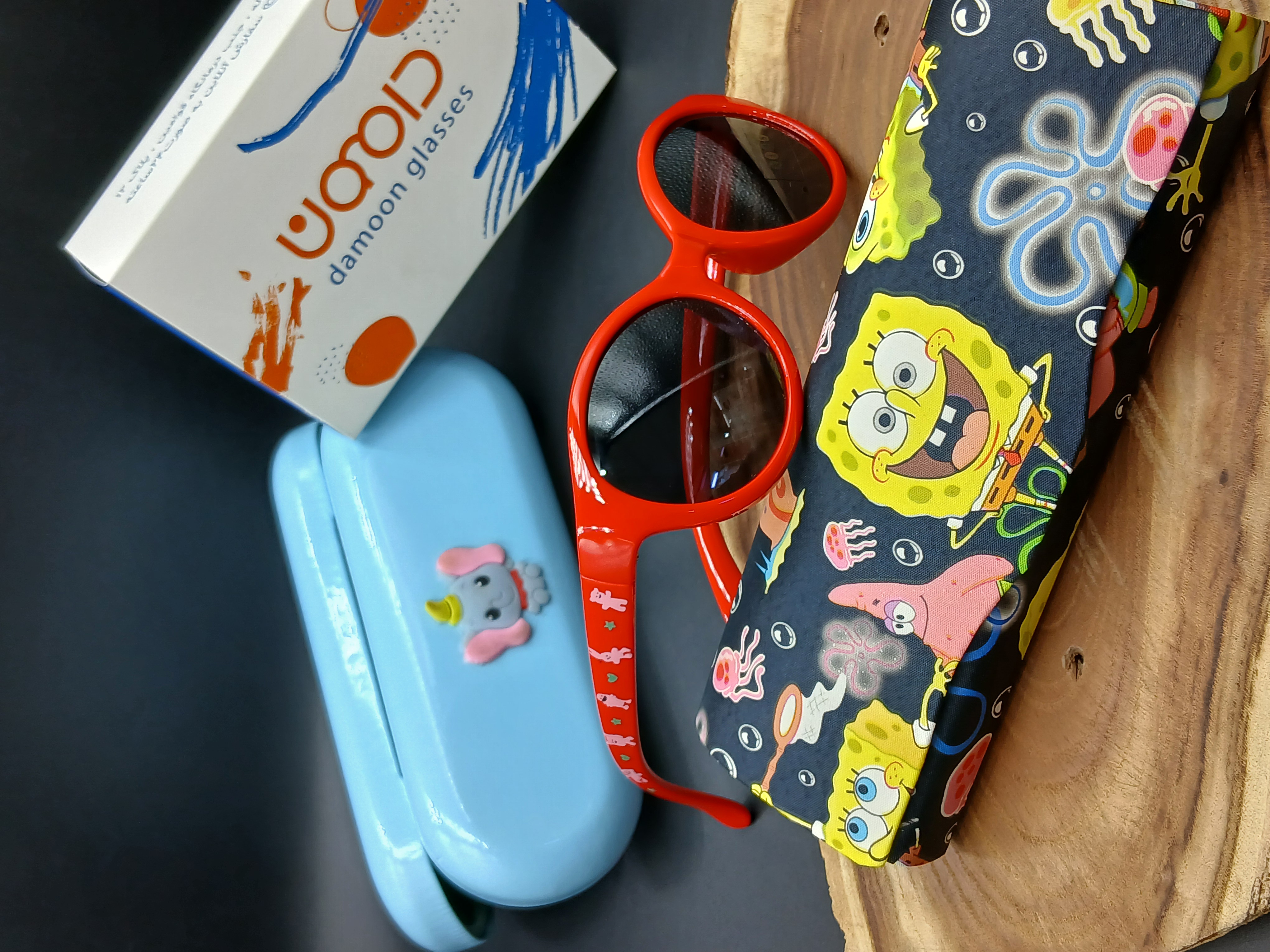 عینک آفتابی بچه گانه ژله ای نشکن baby kids رنگ قرمز دخترانه پسرانه