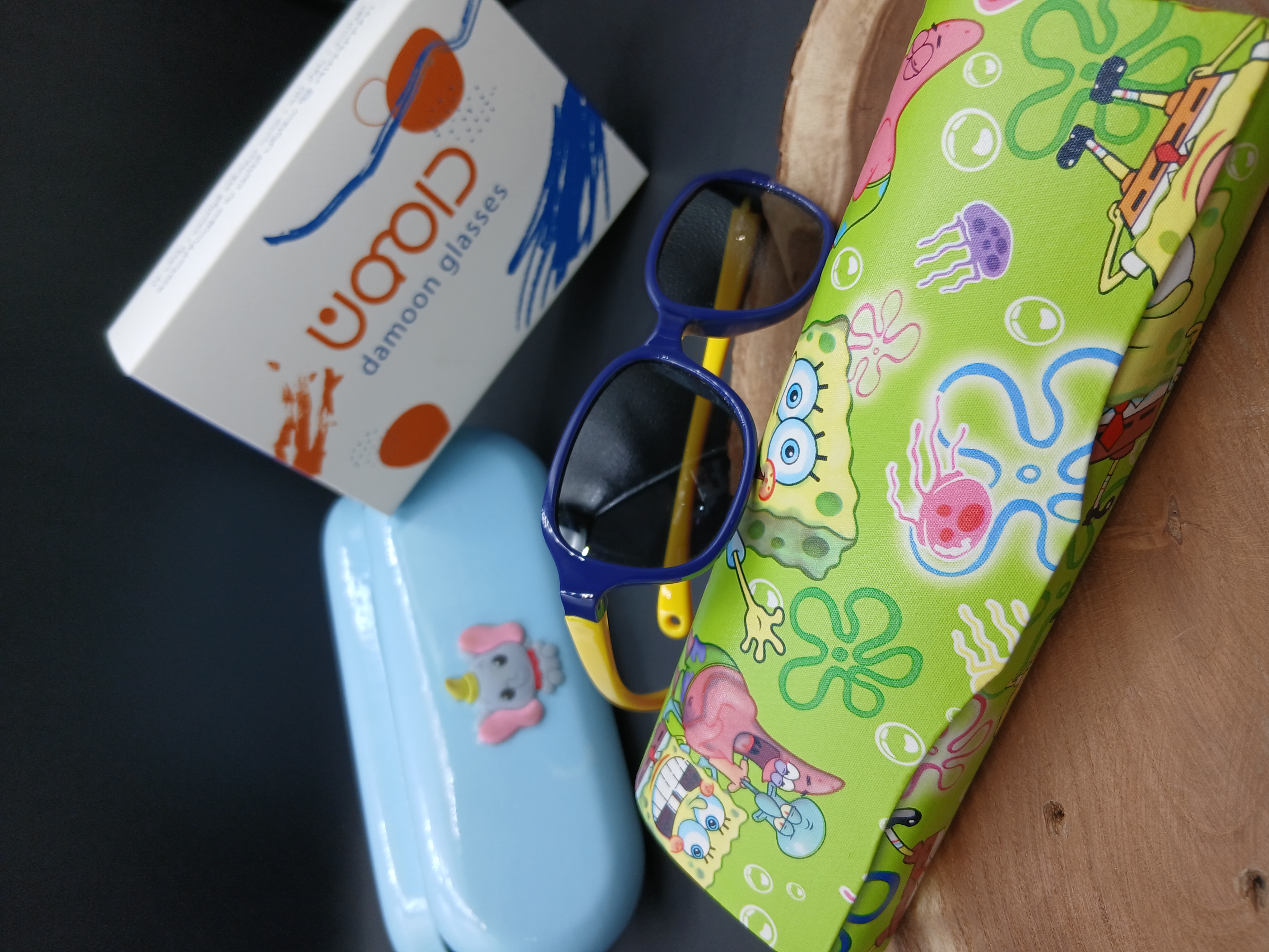 عینک آفتابی بچه گانه ژله ای نشکن سایز کوچک بیبی کیدز مدل 8192