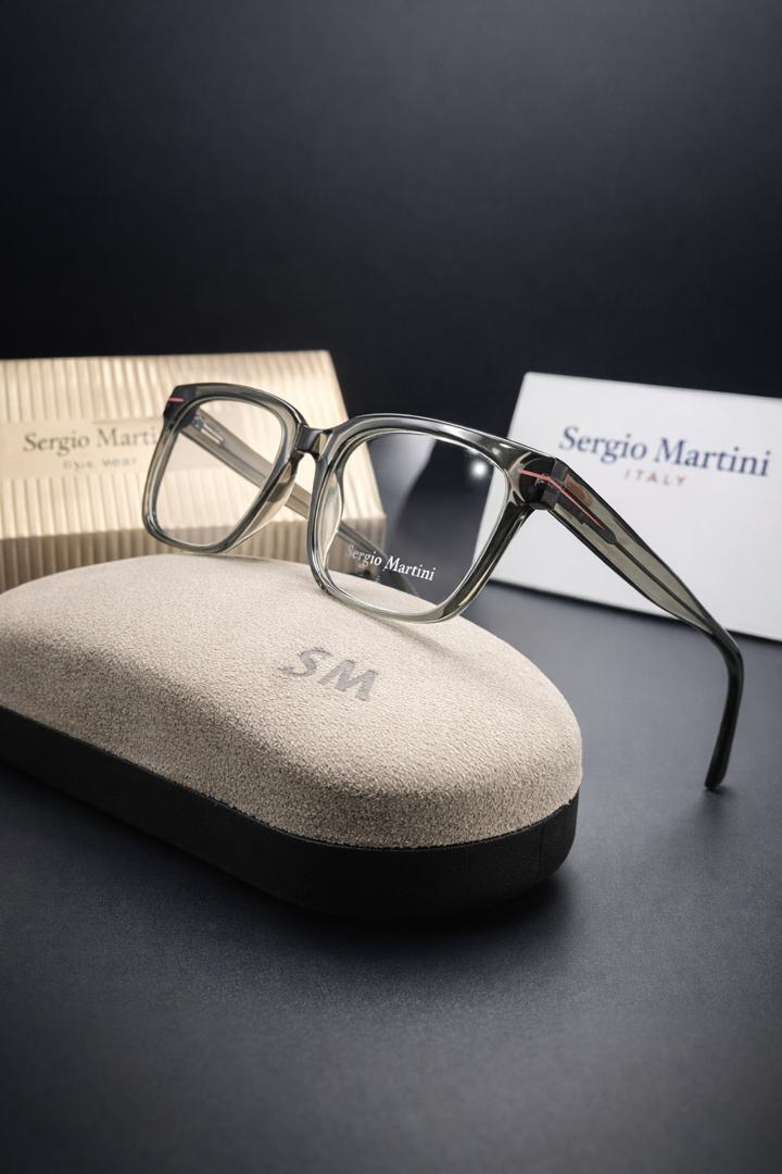 فریم عینک طبی مردانه کائوچوئی سرجیو مارتینی مدل 2761