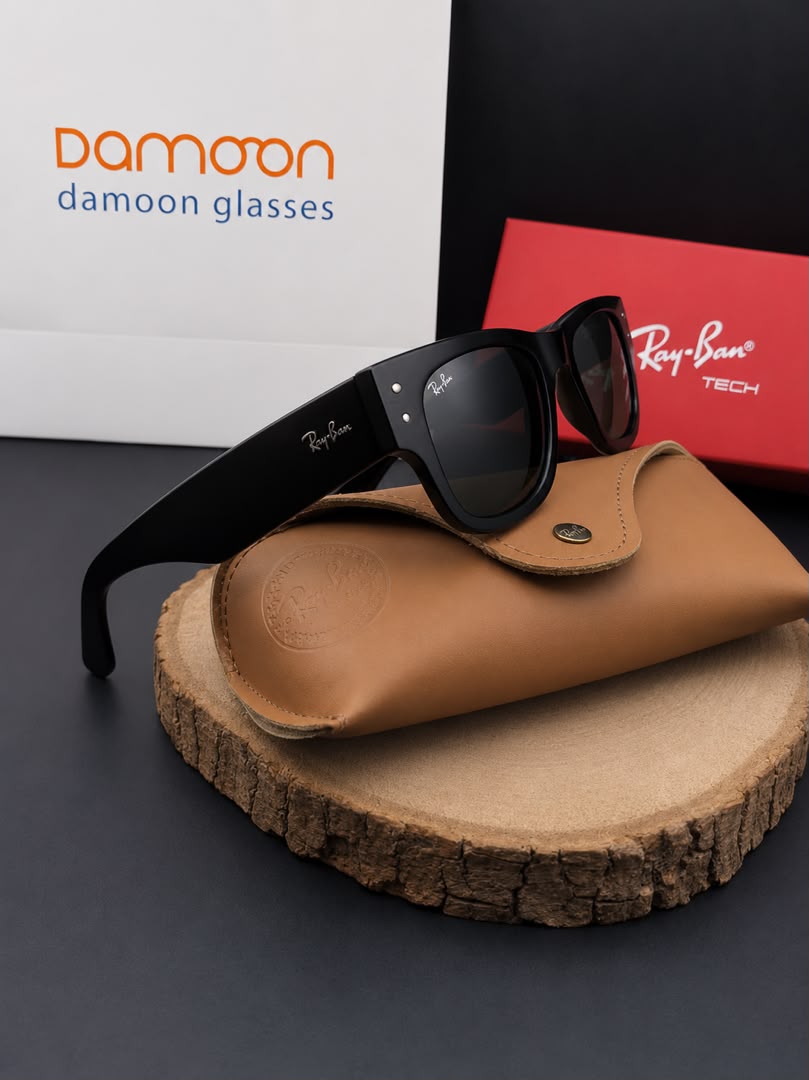 عینک آفتابی ریبن اورجینال مردانه زنانه مدل  مگاویفرر4840 Rayban