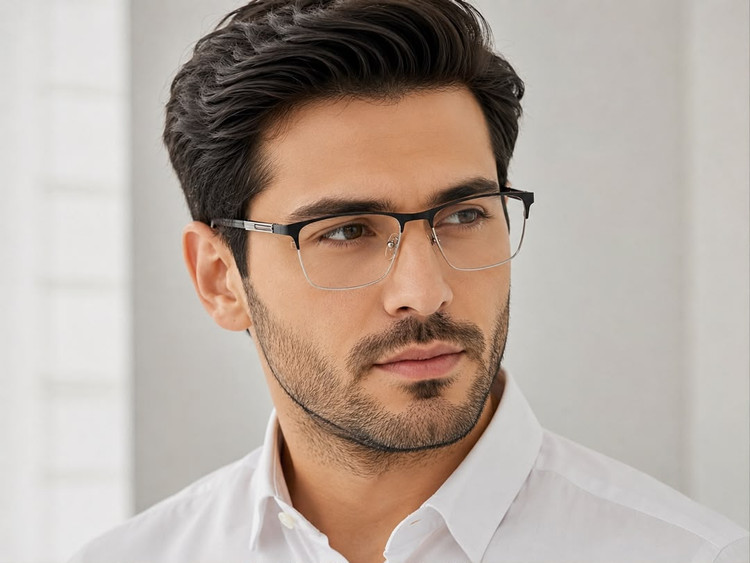 فریم عینک طبی فلزی مردانه و زنانه پارامونت مدل 8810