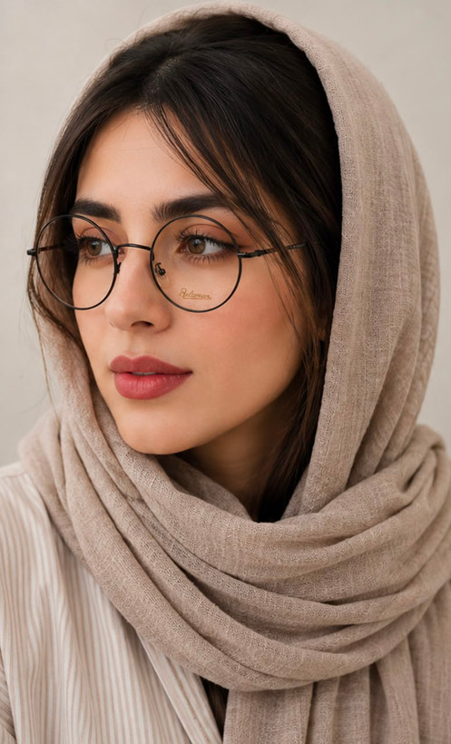 فریم عینک گرد فلزی بالتیمور زنانه و مردانه مدل 1002