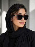 عینک آفتابی زنانه Alese مشکی با عدسی گرادیان UV400مدل 9638
