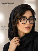 فریم عینک طبی زنانه کائوچویی گربهای سرجیو مارتینی مدل 3666