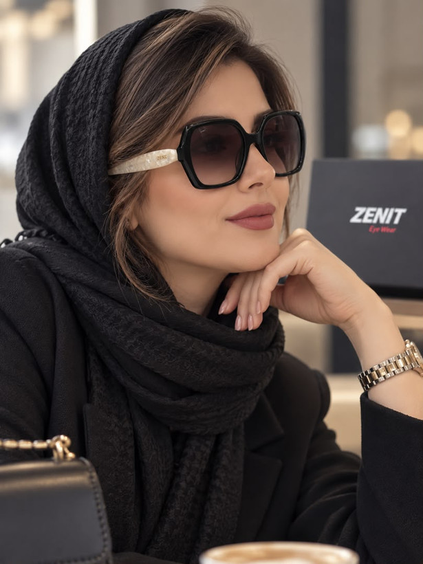 عینک آفتابی دسته مرمری زنانه زنیت مدل 776 پولاریزه