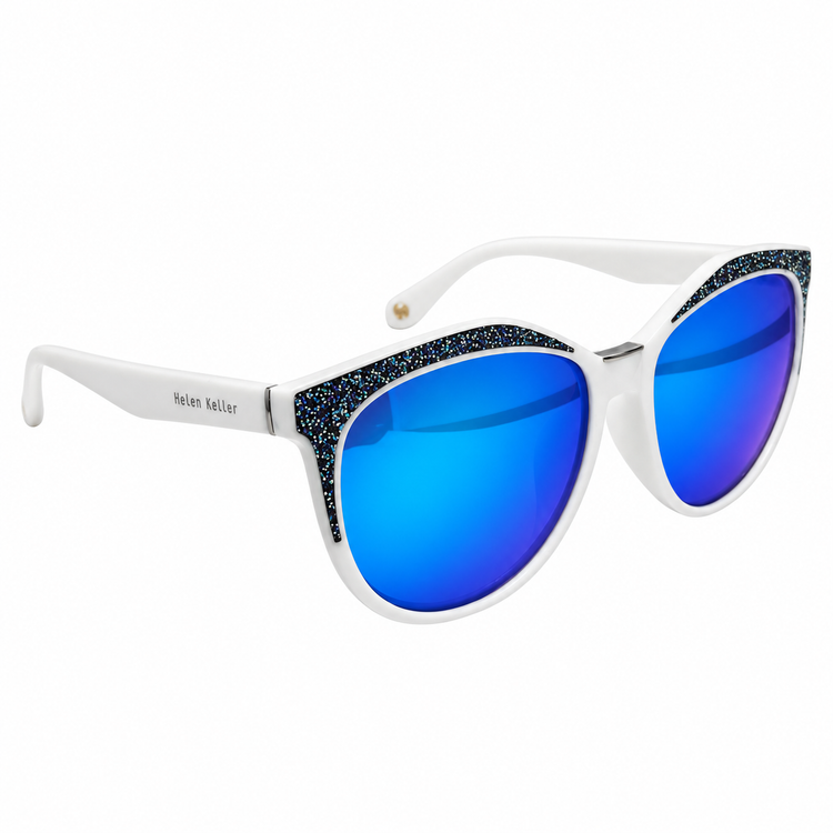 عینک آفتابی سفید زنانه هلن کلر مدل 8506 – Helen Keller Sunglasses HK 8506