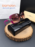 عینک آفتابی زنانه هلن کلر مدل H1321CA-N35 بنفش با عدسی قهوهای گرادیانت