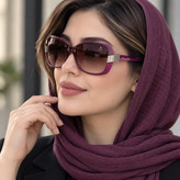 عینک آفتابی زنانه هلن کلر مدل H1321CA-N35 بنفش با عدسی قهوهای گرادیانت