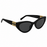 عینک آفتابی زنانه میو میو Miu Miu مدل OMU A04SF 16K-08Z فریم مشکی