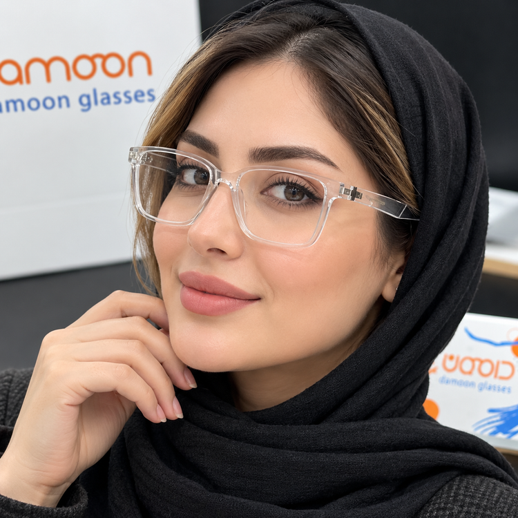 فریم عینک سفید طبی زنانه و مردانه ONE مدل 5003 TR سبک و نشکن