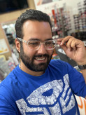 فریم عینک سفید طبی زنانه و مردانه ONE مدل 5003 TR سبک و نشکن