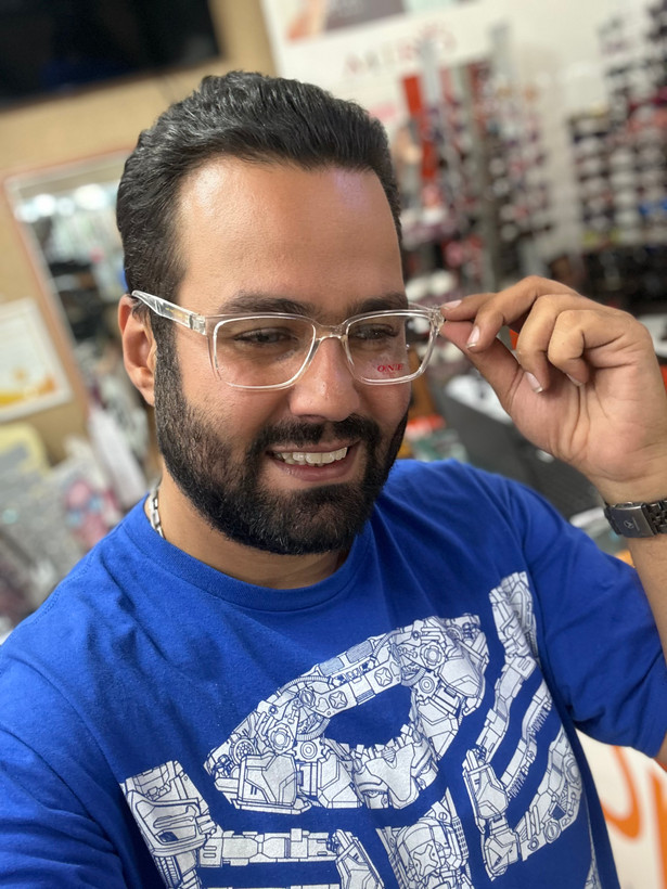 فریم عینک سفید طبی زنانه و مردانه ONE مدل 5003 TR سبک و نشکن